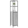 Mueble de baño con estantes gris Sonoma 36x35x165 cm by , bathroom vanities - Ref: Foro24-861910, Price: 74,17 €, Discount: %