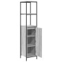 Mueble de baño con estantes gris Sonoma 36x35x165 cm by , bathroom vanities - Ref: Foro24-861910, Price: 74,17 €, Discount: %