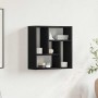 Estante de pared de madera ingeniería roble negro 45x16x45 cm von , Regale und Regale - Ref: Foro24-862511, Preis: 31,07 €, R...