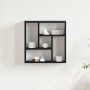 Estante de pared de madera ingeniería roble negro 45x16x45 cm von , Regale und Regale - Ref: Foro24-862511, Preis: 31,07 €, R...