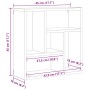 Estante de pared de madera ingeniería roble negro 45x16x45 cm von , Regale und Regale - Ref: Foro24-862511, Preis: 31,07 €, R...