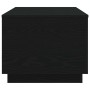 Mesa de centro con luces LED roble negro 90x50x40 cm de , Mesas de centro - Ref: Foro24-862260, Precio: 96,90 €, Descuento: %