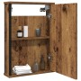Mueble de baño con espejo de madera antigua 42x12x60 cm by , bathroom vanities - Ref: Foro24-862229, Price: 49,67 €, Discount: %