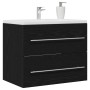 Mueble de baño para lavabo de roble negro 60x38,5x48 cm von , Badezimmermöbel - Ref: Foro24-862028, Preis: 69,99 €, Rabatt: %