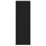 Zapatero de madera de roble negro 54x34x100,5 cm de , Zapateros y organizadores de calzado - Ref: Foro24-862423, Precio: 95,8...