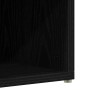 Zapatero de madera de roble negro 54x34x100,5 cm de , Zapateros y organizadores de calzado - Ref: Foro24-862423, Precio: 95,8...