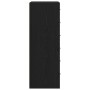 Aparador con 6 cajones roble negro 50x34x96cm madera ingeniería de , Aparadores - Ref: Foro24-862442, Precio: 121,45 €, Descu...