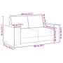Juego de sofás con cojines 2 piezas tela gris claro von , Sofas - Ref: Foro24-3324691, Preis: 439,34 €, Rabatt: %