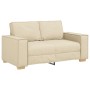 Juego de sofás con cojines 2 piezas tela crema by , Sofas - Ref: Foro24-3324698, Price: 473,65 €, Discount: %
