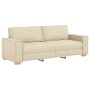 Juego de sofás con cojines 2 piezas tela crema by , Sofas - Ref: Foro24-3324698, Price: 473,65 €, Discount: %