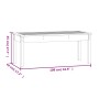 Gartenbank aus massivem weißem Kiefernholz 109x44x45 cm von vidaXL, Gartenbänke - Ref: Foro24-824005, Preis: 71,52 €, Rabatt: %