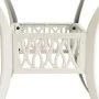 Mesa de jardín aluminio fundido blanco 90x90x73 cm de vidaXL, Mesas de jardín - Ref: Foro24-315590, Precio: 221,74 €, Descuen...