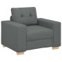 Sillón de tela gris oscuro 60 cm by , Sofas - Ref: Foro24-4105059, Price: 161,51 €, Discount: %