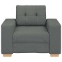 Sillón de tela gris oscuro 60 cm by , Sofas - Ref: Foro24-4105059, Price: 161,51 €, Discount: %