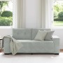 Sofá Loveseat gris claro 140 cm terciopelo by , Sofas - Ref: Foro24-4105122, Price: 224,81 €, Discount: %