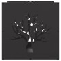 Leñero negro 40x40x40 cm Acero laminado en frío by , Firewood bags and holders - Ref: Foro24-864243, Price: 48,67 €, Discount: %