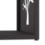 Leñero negro 40x40x40 cm Acero laminado en frío by , Firewood bags and holders - Ref: Foro24-864243, Price: 48,67 €, Discount: %