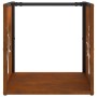 Leñero 40x40x40 cm Acero oxidado von , Brennholztaschen und -halter - Ref: Foro24-864248, Preis: 46,97 €, Rabatt: %
