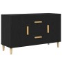 Aparador de madera de roble negro 100x36x60 cm by , Sideboards - Ref: Foro24-862094, Price: 108,48 €, Discount: %
