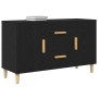 Aparador de madera de roble negro 100x36x60 cm by , Sideboards - Ref: Foro24-862094, Price: 108,48 €, Discount: %