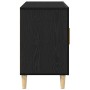 Aparador de madera de roble negro 100x36x60 cm by , Sideboards - Ref: Foro24-862094, Price: 108,48 €, Discount: %