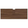 Mueble de baño con lavabo y cajones roble marrón 90x34,5x60 cm by , bathroom vanities - Ref: Foro24-861881, Price: 81,32 €, D...