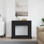 VidaXL Marco para chimenea madera ingeniería roble negro 100x30x87,5cm von , Zubehör für Holzöfen und Kamine - Ref: Foro24-86...