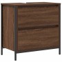 Set de muebles baño 2 pzas madera contrachapada marrón roble by , Bathroom furniture - Ref: Foro24-3328368, Price: 126,95 €, ...