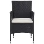 Garden dining set 11 pieces black synthetic rattan by vidaXL, Garden sets - Ref: Foro24-3058562, Price: 877,41 €, Discount: %