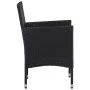 Garden dining set 11 pieces black synthetic rattan by vidaXL, Garden sets - Ref: Foro24-3058562, Price: 877,41 €, Discount: %