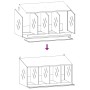 Nido para gallinas con 4 compartimentos plateado galvanizado by , Cages and habitats for small animals - Ref: Foro24-864344, ...