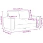 Juego de sofás con cojines 2 piezas tela marrón by , Sofas - Ref: Foro24-3324735, Price: 497,39 €, Discount: %