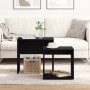 Mesas de centro 2 uds madera contrachapada roble negro de , Mesas de centro - Ref: Foro24-862016, Precio: 47,09 €, Descuento: %
