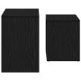 Mesas de centro 2 uds madera contrachapada roble negro de , Mesas de centro - Ref: Foro24-862016, Precio: 47,09 €, Descuento: %