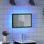 Espejo de baño con luces LED roble negro 60x8,5x37 cm by , bathroom vanities - Ref: Foro24-862547, Price: 53,81 €, Discount: %