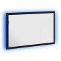 Espejo de baño con luces LED roble negro 60x8,5x37 cm by , bathroom vanities - Ref: Foro24-862547, Price: 53,81 €, Discount: %