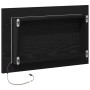 Espejo de baño con luces LED roble negro 60x8,5x37 cm by , bathroom vanities - Ref: Foro24-862547, Price: 53,81 €, Discount: %