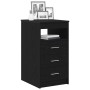 Cajonera de madera contrachapada roble negro 40x50x76 cm von , Schließfächer und Lagerschränke - Ref: Foro24-862009, Preis: 8...