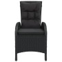 5-Piece Black Synthetic Rattan Garden Bistro Set by vidaXL, Garden sets - Ref: Foro24-3058553, Price: 546,80 €, Discount: %