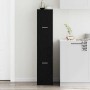 Boticario de madera de roble negro 30x41x144,5 cm von , Schließfächer und Lagerschränke - Ref: Foro24-862054, Preis: 121,10 €...