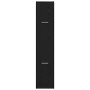 Boticario de madera de roble negro 30x41x144,5 cm von , Schließfächer und Lagerschränke - Ref: Foro24-862054, Preis: 121,10 €...
