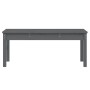 Massivholz-Gartenbank aus grauer Kiefer 109x44x45 cm von vidaXL, Gartenbänke - Ref: Foro24-824006, Preis: 68,64 €, Rabatt: %