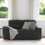 Sofá 2 plazas cuero sintética negro 120 cm by , Sofas - Ref: Foro24-4105337, Price: 224,43 €, Discount: %
