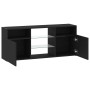 Mueble de TV con luces LED roble negro 120x30x50 cm von , TV-Möbel - Ref: Foro24-862035, Preis: 101,37 €, Rabatt: %