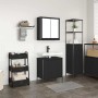 Juego de muebles de baño 2 pzas roble negro Madera ingeniería von , Badezimmermöbel - Ref: Foro24-3328389, Preis: 123,52 €, R...