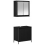 Juego de muebles de baño 2 pzas roble negro Madera ingeniería von , Badezimmermöbel - Ref: Foro24-3328389, Preis: 123,52 €, R...