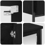 Juego de muebles de baño 2 pzas roble negro Madera ingeniería von , Badezimmermöbel - Ref: Foro24-3328389, Preis: 123,52 €, R...
