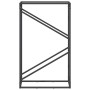 Leñero negro 60x25x100 cm Acero laminado en frío by , Firewood bags and holders - Ref: Foro24-864327, Price: 42,68 €, Discoun...