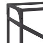 Leñero negro 60x25x100 cm Acero laminado en frío by , Firewood bags and holders - Ref: Foro24-864327, Price: 42,68 €, Discoun...