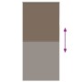 Estor Enrollable Opaco Color Café 105x210cm Tela Ancho 100,7cm by , Blinds and blinds - Ref: Foro24-4011051, Price: 23,00 €, ...